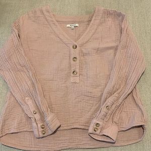 Madewell Mauve Color Top — SIZE SMALL!